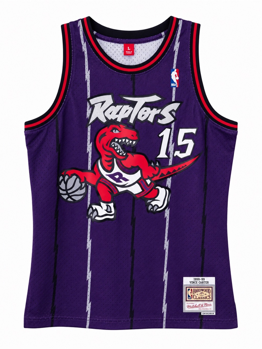 Mitchell & Ness Vince Carter 1998-99 Raptors Hardwood Classics Swingman Jersey L